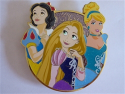 Disney Trading Pins 129605 ACME/HotArt - Golden Magic - All Stars - Snow White RAPUNZEL Cinderella