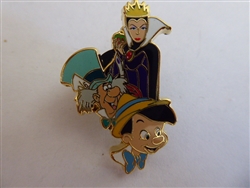 Disney Trading Pin 129854 ACME/HotArt - Magic Carpet Ride - Evil Queen, Mad Hatter and Pinocchio