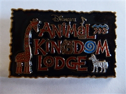 Disney Trading Pin 130022 Animal Kingdom Lodge - Brown Letters