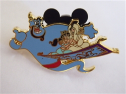Disney Trading Pin 130101 ACME/HotArt - Magic Carpet Ride - Genie, Aladdin, Jasmine on the Magic Carpet