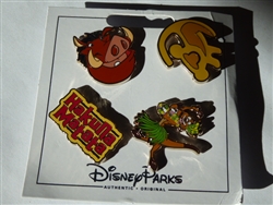 Disney Trading Pin 130144 The Lion King - Icons 4 Pin Set