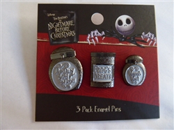 Disney Trading Pins 130234 Loungefly - Nightmare Before Christmas - Jars Set