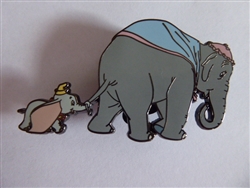 Disney Trading Pins 130273 ACME/HotArt - Classic Cutout - Family Portrait 1 - Dumbo with Mother