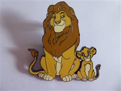 Disney Trading Pins 130277 ACME/HotArt - Classic Cutout - Family Portrait 1 - Mufasa and Simba