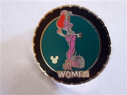 Disney Trading Pins  130375 DLR - Hidden Mickey 2018 - Toontown Signs - Women's Restroom