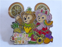 Disney Trading Pins 130409 HKDL - Fruity Summer 2018 - Duffy and Shellie May