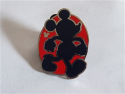 Disney Trading Pin 130717 DLR - Hidden Mickey 2018 - Red Silhouette - Mickey Walking