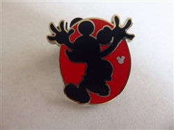 Disney Trading Pin 130720 DLR - Hidden Mickey 2018 - Red Silhouette - Mickey Jumping