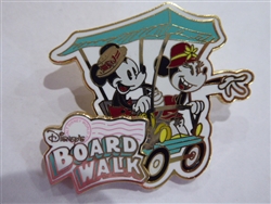 Disney Trading Pin 130870 Boardwalk Cart - Mickey & Minnie