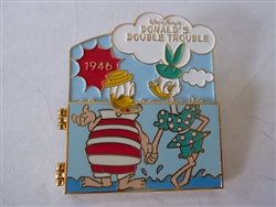 Disney Trading Pin  13088 M&P - Donald & Daisy Duck - Donalds Double Trouble 1946 - Hinged - History of Art 2002