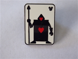 Disney Trading Pins 131176 WDW - Hidden Mickey - 2018 - Alice Card Silhouette - Hearts Guard
