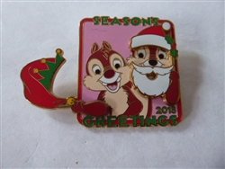 Disney Trading Pin 131687 Holiday 2018 - Chip and Dale