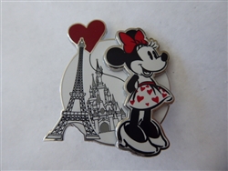 Disney Trading Pin 131729 DLP - Eiffel Tower and Castle - Minnie