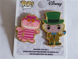 Disney Trading Pin 131806 Loungefly - Funko Pop! Mad Hatter and Cheshire Cat