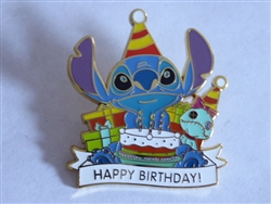 Disney Trading Pin 131836 Loungefly - Happy Birthday Stitch