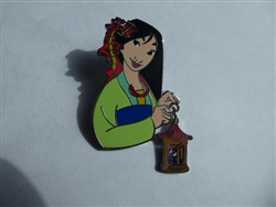 Disney Trading Pin 131868 DLP - Mulan with Cri-Kee and Mushu