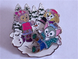 Disney Trading Pins 131936 HKDL - Winter 2018 - Gelatoni, Cookie and ShellieMay