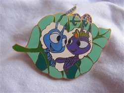 Disney Trading Pin 1321: A Bug's Life - Flik and Atta on Leaf