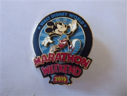 Disney Trading Pin  132197 WDW - runDisney Marathon Weekend 2019 - Marathon Event Pin