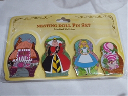 Disney Trading Pins 132446 DSSH - Nesting Dolls - Alice In Wonderland - Surprise Release
