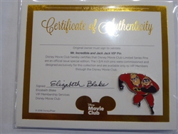 Disney Trading Pin 132557 Disney Movie Club Exclusive - VIP #72 - Incredibles ii