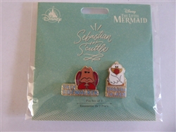 Disney Trading Pin 132561 DS - Disney Duos - Sebastian and Scuttle