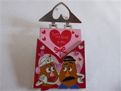 Disney Trading Pin 132974 HKDL - Valentine's 2019 - Mr and Mrs Potato Head
