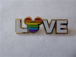Disney Trading Pin 133380 DLP - Rainbow Pride - LOVE