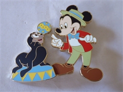 Disney Trading 133748 DSSH - A Magnificent Pin Trading Event - Circus Series 1 - Mickey and the Seal