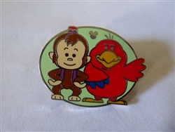 Disney Trading Pin 134111 DLR - Hidden Mickey 2019 - Duos - Abu & Iago