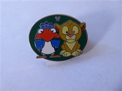 Disney Trading Pin  134113 DLR - Hidden Mickey 2019 - Duos - Simba & Zazu