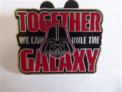 Disney Trading Pins 134583 STar Wars - Darth Vader - Together We Can Rule the Galaxy