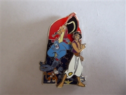 Disney Trading Pins  134923 Aladdin, Abu, Genie and Jafar