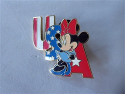 Disney Trading Pin 13499     WDW - Minnie USA - Cast Lanyard Series