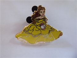 Disney Trading Pin 135005 HKDL - Belle, Mrs. Potts, and Chip