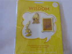 Disney Trading Pin 135020 DS - Wisdom Collection - June 2019 - Beauty and the Beast