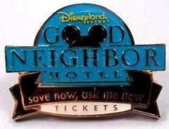 Disney Trading Pins Disneyland Resort - Good Neighbor Hotel Employee Pin