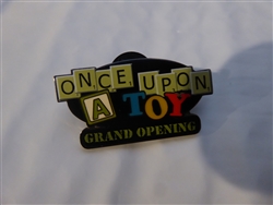 Disney Trading Pin  13508 WDW Downtown Disney - Once Upon A Toy (Grand Opening)