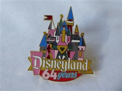 Disney Trading Pin   135535 DLR - Cast Exclusive - Disneyland 64th anniversary