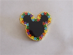 Disney Trading Pin 135645 Loungefly - Mickey Icon - Colored Mickeys Border