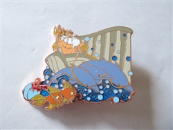 Disney Trading Pins 136498 D23 Expo 2019 - The Little Mermaid 30th Anniversary - King Triton and Sebastian