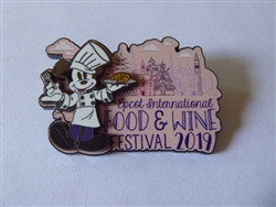 Disney Trading Pin 137208 WDW - 2019 Epcot International Food & Wine Festival - Logo