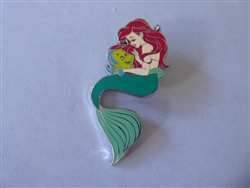 Disney Trading Pin 138471 DLP - Ariel with Flounder