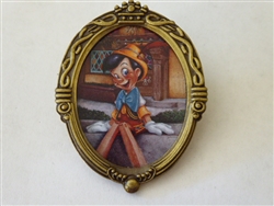 Disney Trading Pin 1388 DL - LE Oval Character of the Month - March (Pinocchio)