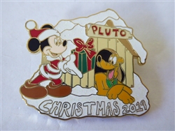 Disney Trading Pin 138878 WDW - Christmas 2019 - Santa Mickey with Pluto