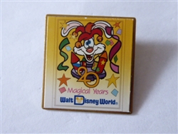 Disney Trading Pin  1392 WDW - Roger Rabbit - 20 Magical Years - Square