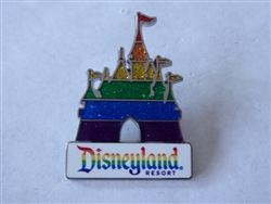 Disney Trading Pin 139471 DLR - Rainbow Glitter Castle