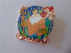 Disney Trading Pin 139613     The Little Mermaid 30th Anniversary - Ariel & Friends - King Triton