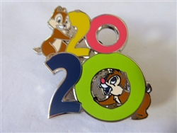 Disney Trading Pin 139849     DS - 2020 Booster - Chip and Dale
