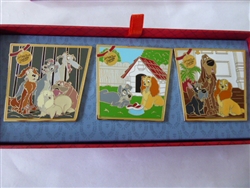 Disney Trading Pin 140086 DS - Lady and the Tramp 65th Anniversary Set